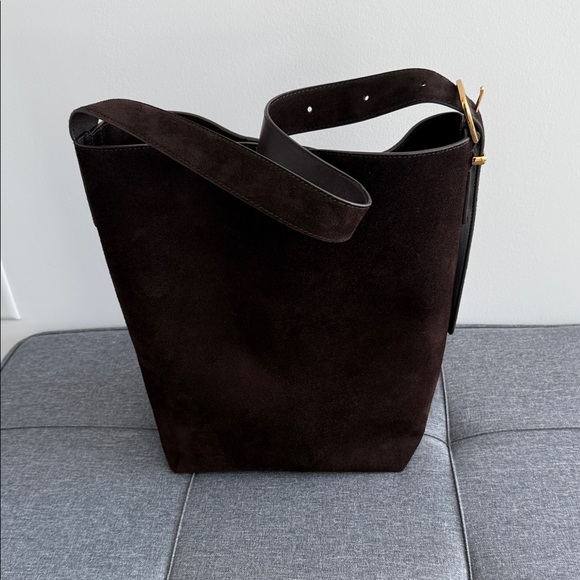 Madewell Handbags - Madewell Brown Suede Bucket Bag